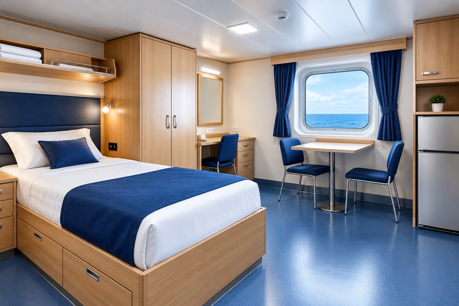 Marine cabin supplies and crew accommodation equipment for ships