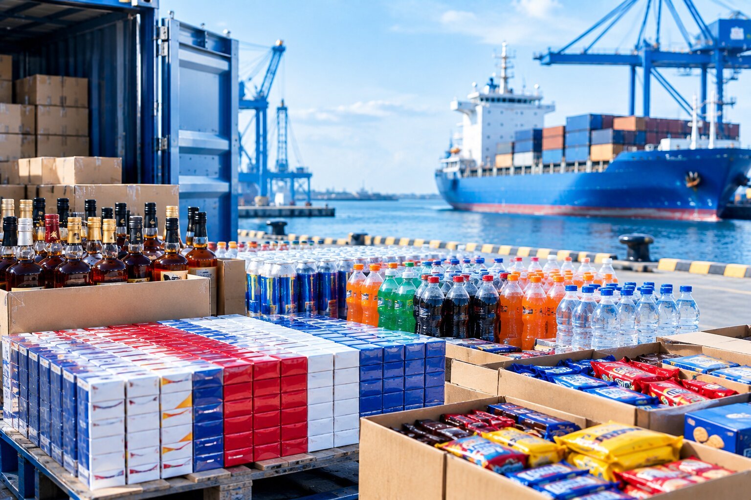 Bonded store supply services for ships by OceanGate Marine International