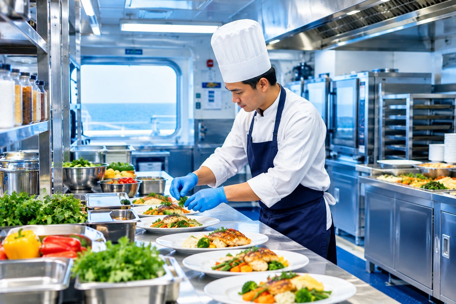 Custom marine catering and nutritional management service by OceanGate Marine International