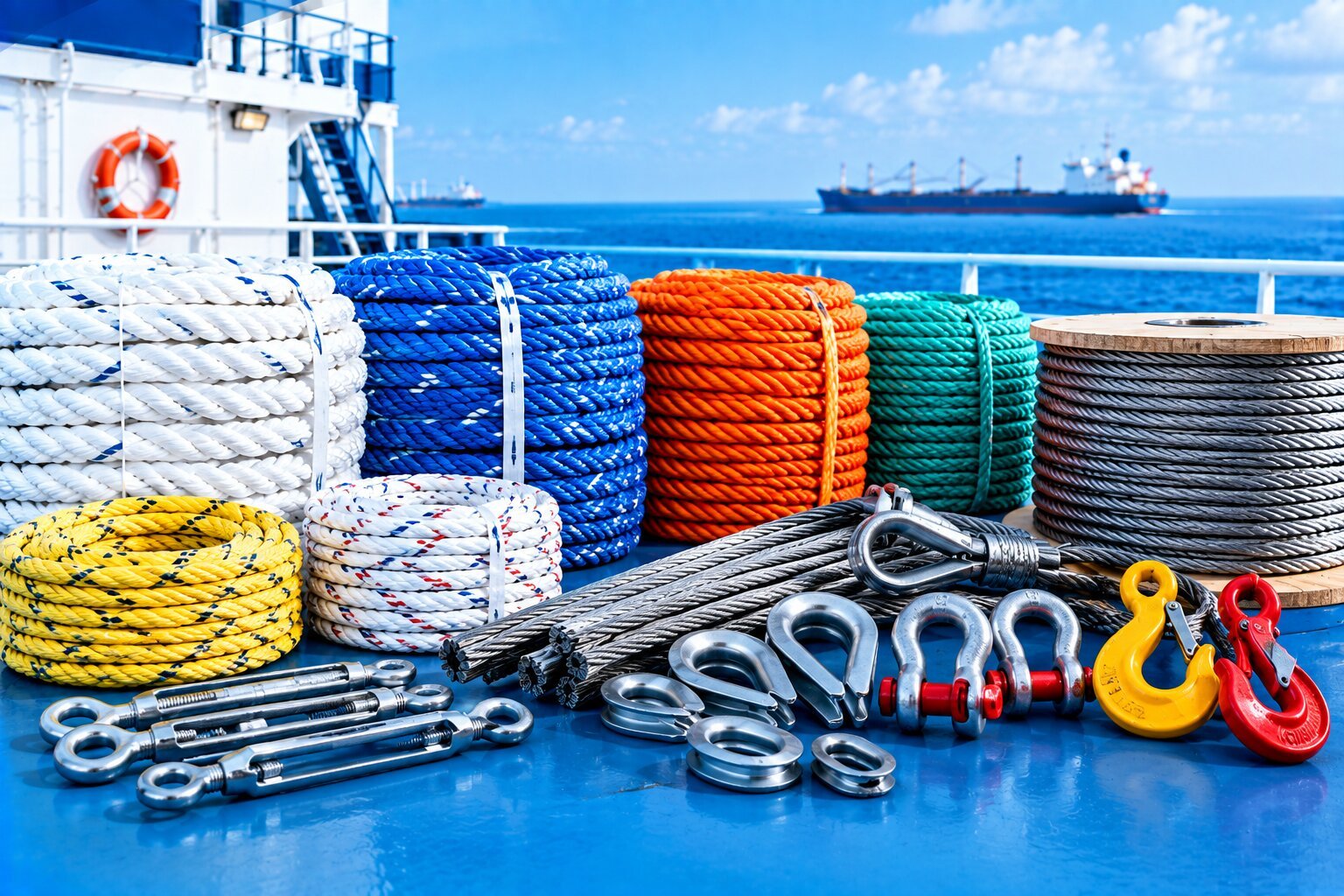 Hawser rope and marine wire rope supplies by OceanGate Marine International