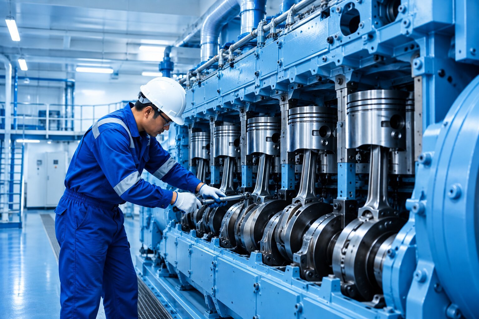Main and auxiliary marine engine overhauling service by OceanGate Marine International