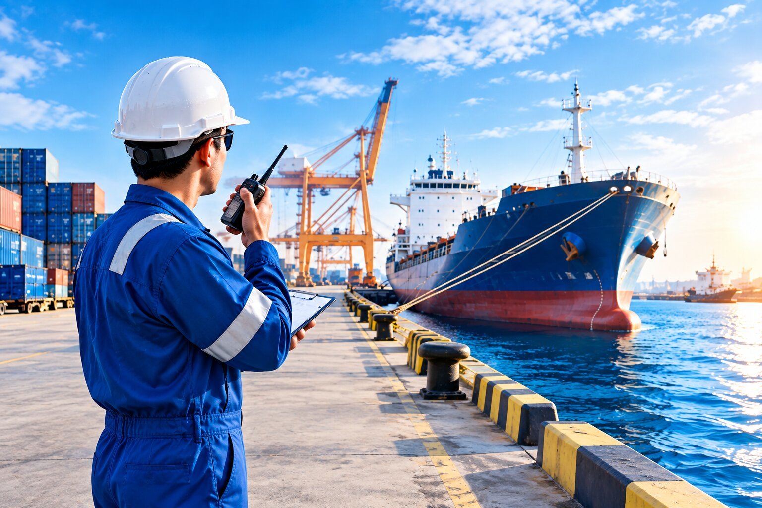 Marine port and vessel support services by OceanGate Marine International