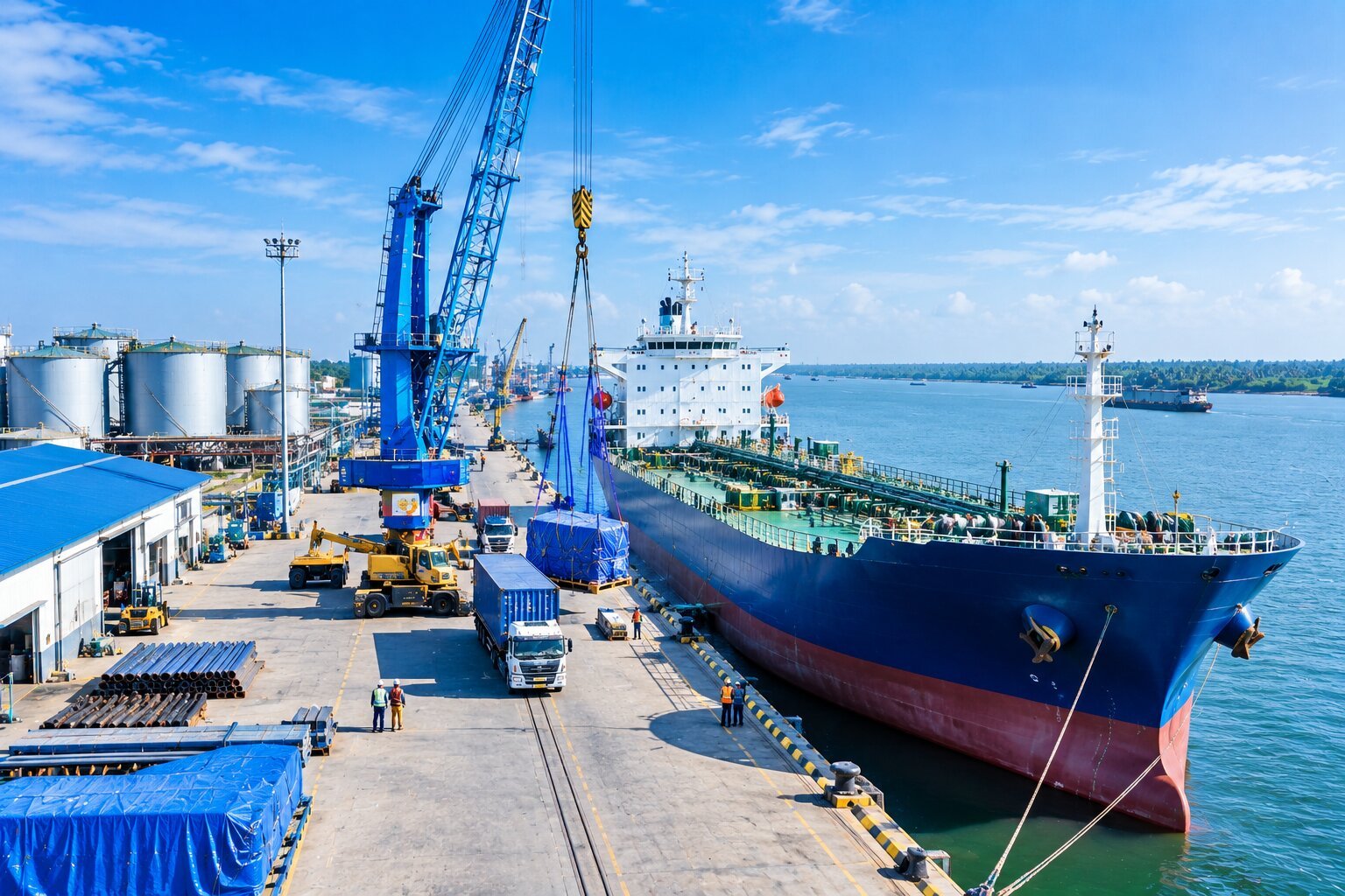 Mongla Port marine and ship supply services by OceanGate Marine International