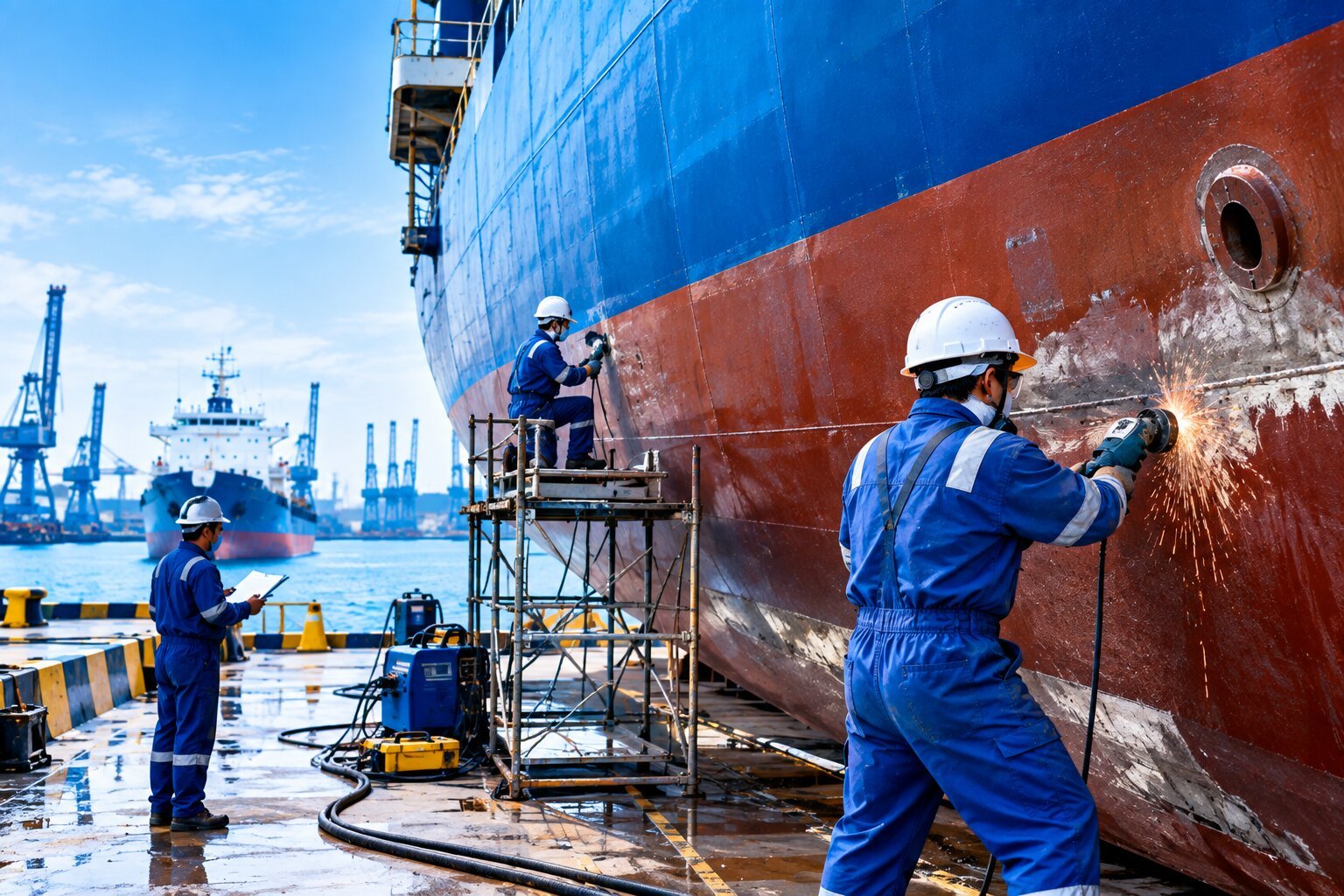 Ship repair and maintenance services by OceanGate Marine International