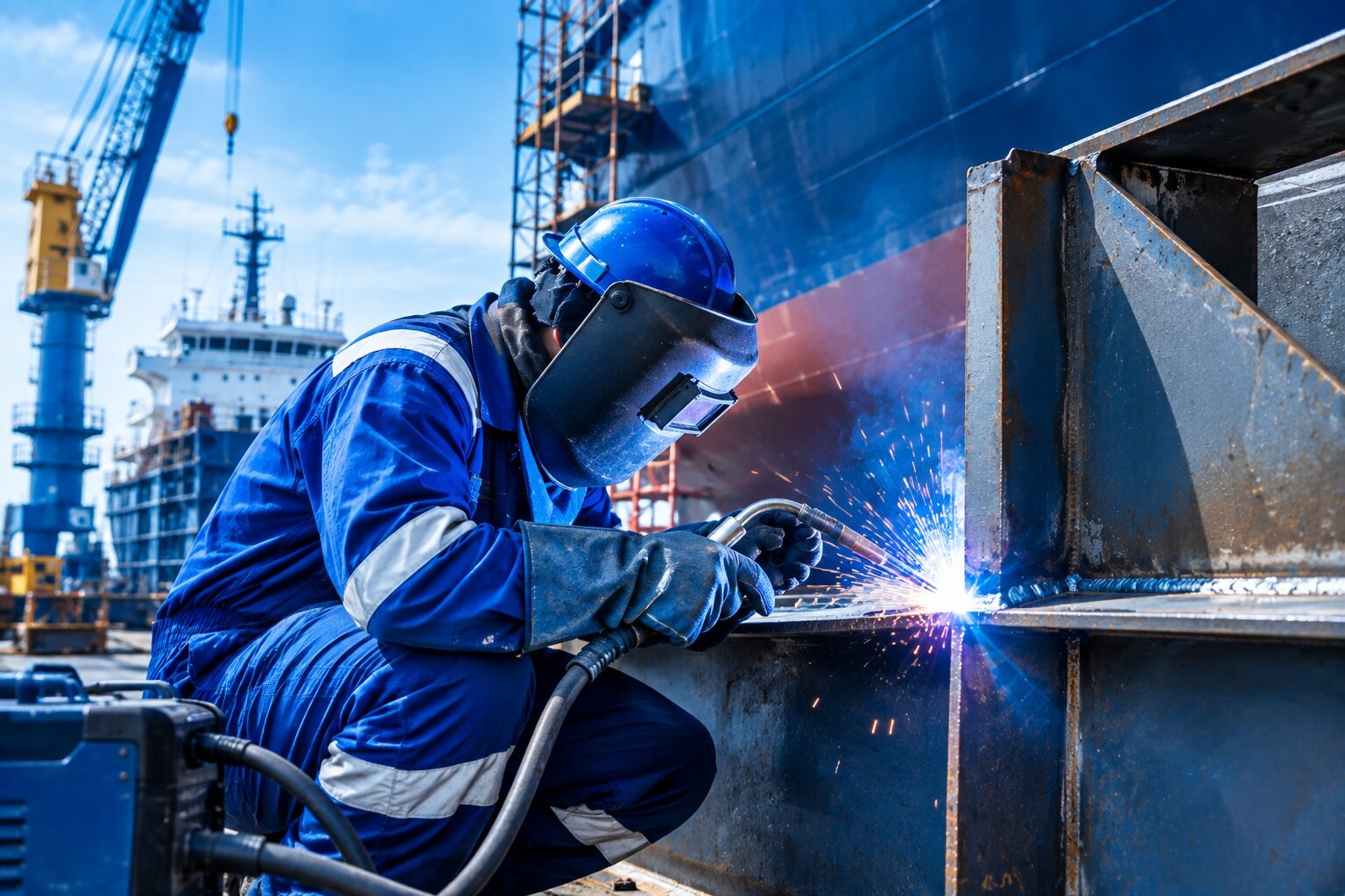 Marine structural welding and steel fabrication service by OceanGate Marine International